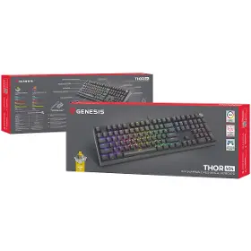 Herní klávesnice - Genesis THOR 404 Gateron US Black - 13