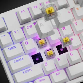 Herní klávesnice - Genesis THOR 404 Gateron US White - 10