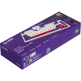 Hráčska klávesnica - LORGAR KBP7075MW White CZ/SK - 5