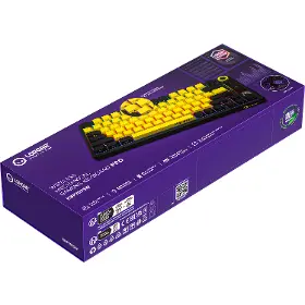 Hráčska klávesnica - LORGAR KBP7075MW Black/Yellow CZ/SK - 5