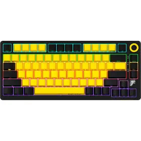 Hráčska klávesnica - LORGAR KBP7075MW Black/Yellow CZ/SK - 1