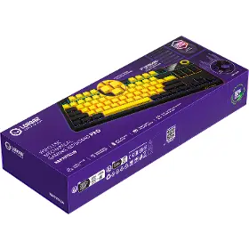 Hráčska klávesnica - LORGAR KBP70TKLW Black/Yellow CZ/SK - 5