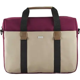 Brašna na notebook - Hama Silvan 15,6-16,2" Beige/Burgundy - 1