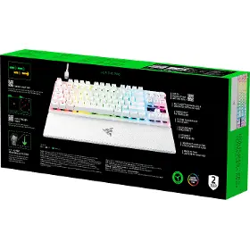 Herní klávesnice - Razer Huntsman V3 Pro TKL White US - 11