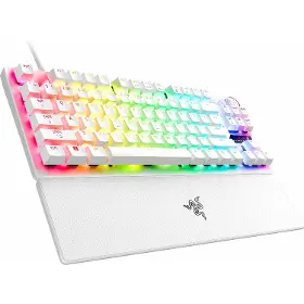 Herní klávesnice - Razer Huntsman V3 Pro TKL White US - 2