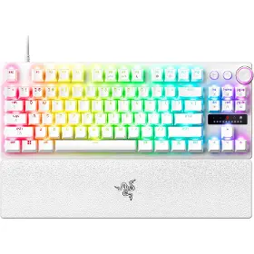 Herní klávesnice - Razer Huntsman V3 Pro TKL White US - 1