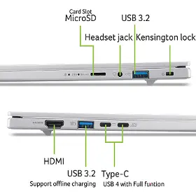 Notebook - Acer Aspire 14 AI A14-61M-R4Z3 blue-grey (NX.JNZEC.007) - 7