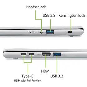 Notebook - Acer Aspire Go 16 AG16-71P-75MQ Silver (NX.JTGEC.005) - 7