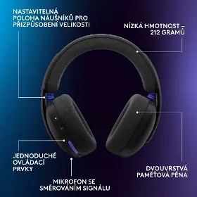 Bezdrátová sluchátka - Logitech G325 Black - 17