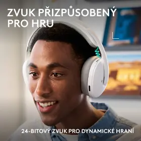 Bezdrátová sluchátka - Logitech G325 White - 10