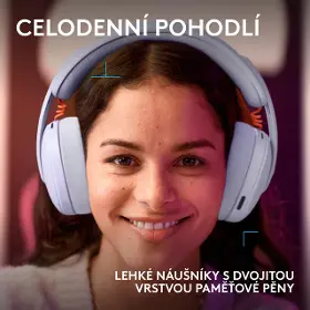 Bezdrátová sluchátka - Logitech G325 Lilac - 11