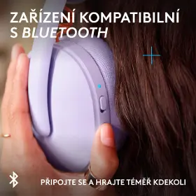 Bezdrátová sluchátka - Logitech G325 Lilac - 13