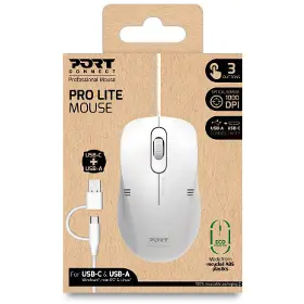 PC myš - Port Designs PRE LITE, biela - 7