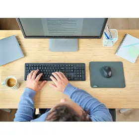 PC klávesnice s myší - Trust Ody II Black DE - 5