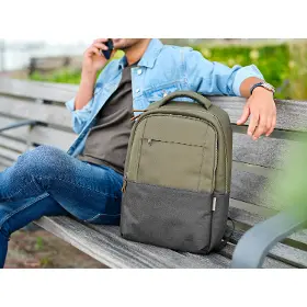 Batoh na notebook - Trust Lisboa Laptop Backpack 16" Green - 9