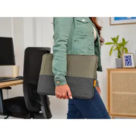 Puzdro pre notebook - Trust Lisboa Laptop Sleeve 16" Green - 6