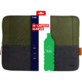 Puzdro pre notebook - Trust Lisboa Laptop Sleeve 16" Green - 8