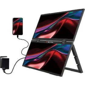 Prenosný LCD monitor - Verbatim 15,6” Dual Essentials 32403 - 8