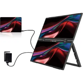 Prenosný LCD monitor - Verbatim 15,6” Dual Essentials 32403 - 9