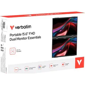 Prenosný LCD monitor - Verbatim 15,6” Dual Essentials 32403 - 10