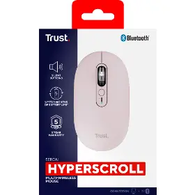 PC myš mini - Trust Seron Slim Pink - 11