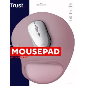 Podložka pod myš gélová - Trust BigFoot Pink - 7