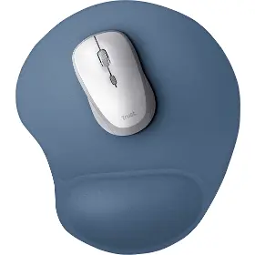 Ergonomická podložka pod myš - Trust BigFoot Steel Blue - 2