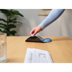 Ergonomická podložka pod myš - Trust BigFoot Steel Blue - 4
