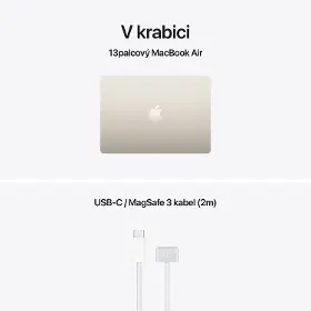 Notebook - Apple MacBook Air 13" M5 CZ 2026 10/8C 16/512GB Starlight - 9