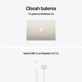 Notebook - Apple MacBook Air 13" M5 SK 2026 10/10C 24/1000GB Starlight - 9