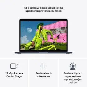 Notebook - Apple MacBook Air 13" M5 SK 2026 10/10C 24/1000GB Midnight - 5