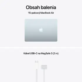 Notebook - Apple MacBook Air 15" M5 SK 2026 10/10C 16/512GB Sky Blue - 9