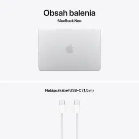 Notebook - Apple MacBook Neo A18 Pro SK 8/512GB Silver Touch ID - 10