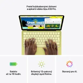 Notebook - Apple MacBook Neo A18 Pro SK 8/512GB Indigo Touch ID - 9