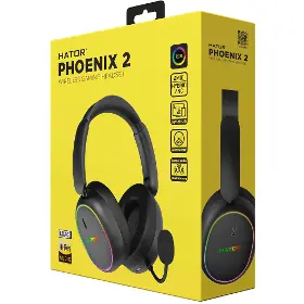 Bezdrátová sluchátka - Hator PHOENIX 2 Wireless Black - 7