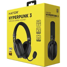 Bezdrátová sluchátka - Hator HYPERPUNK 3 Wireless Black - 6
