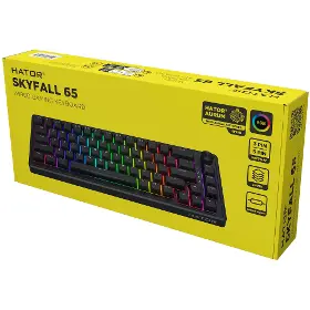 Herní klávesnice - Hator Skyfall 65 Black, US - 7