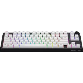 Herní klávesnice - Hator Skyfall 80 Wireless White, US - 2