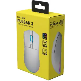 Herní myš - Hator Pulsar 3 Wireless White - 7