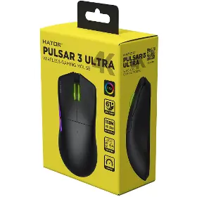 Herní myš - Hator Pulsar 3 ULTRA Wireless Black - 7