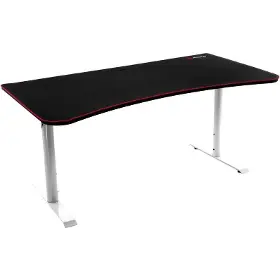 Herný stôl - Arozzi ARENA Gaming Desk Black/White - 3