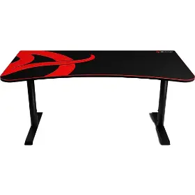 Herný stôl - Arozzi ARENA Gaming Desk Black with logo - 2