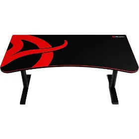 Herný stôl - Arozzi ARENA Gaming Desk Black with logo - 4