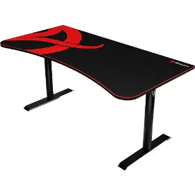 Herný stôl - Arozzi ARENA Gaming Desk Black with logo - 1