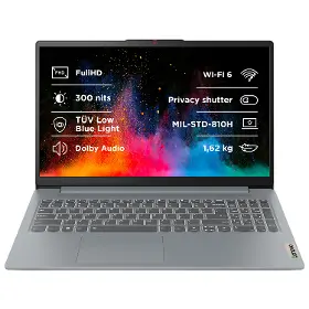 Notebook - Lenovo IdeaPad Slim 3 15AMN8 Arctic Grey (82XQ01ALCK) - 1