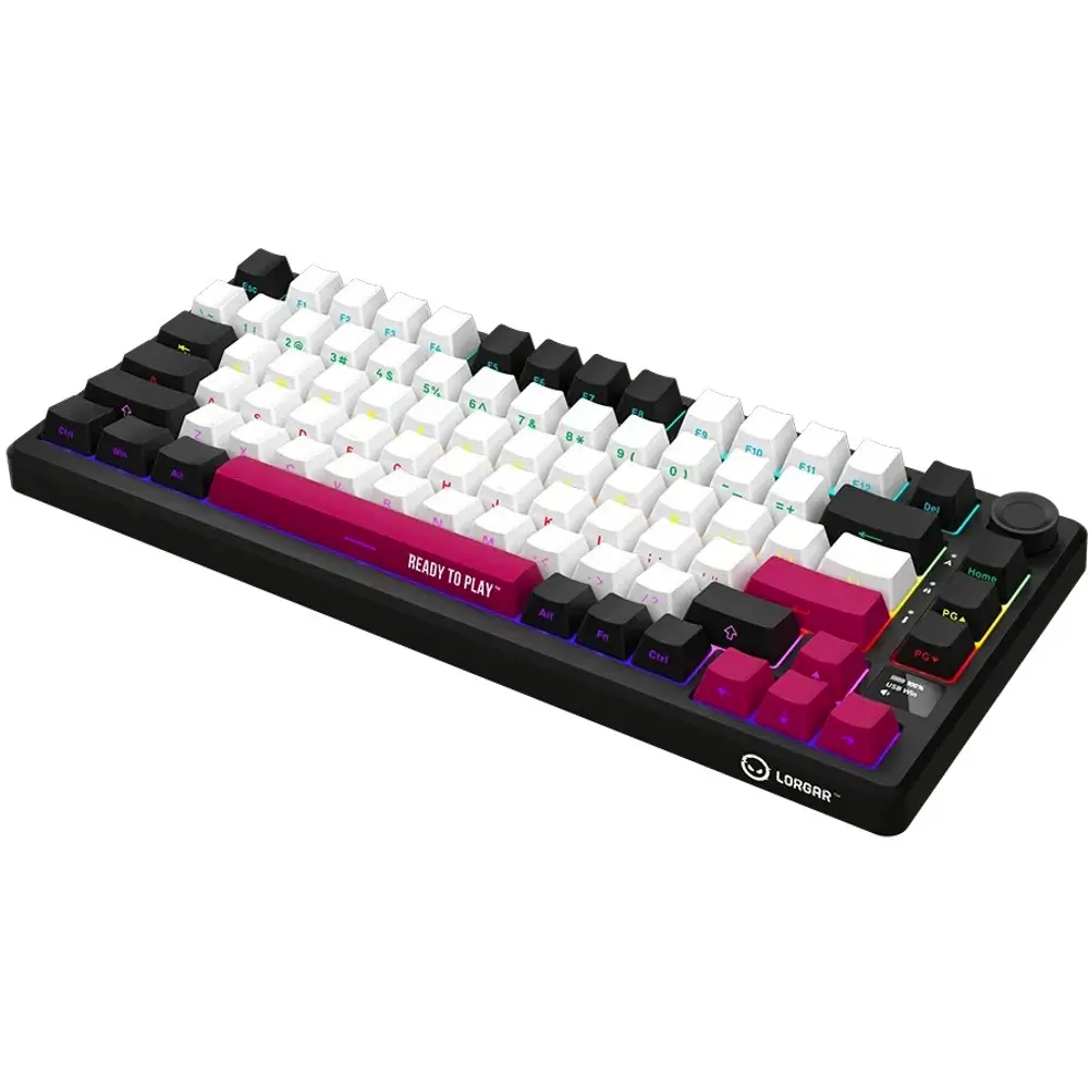 Kompaktná herná klávesnica s RGB podsvietením.