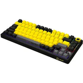 Hráčska klávesnica - LORGAR KBP7075W Black/Yellow US - 4
