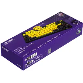 Hráčska klávesnica - LORGAR KBP7075W Black/Yellow US - 10