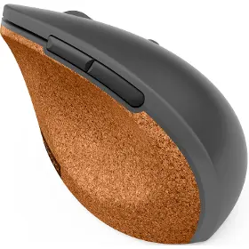 PC myš - Lenovo Go Wireless Vertical Storm Grey with natural cork - 2