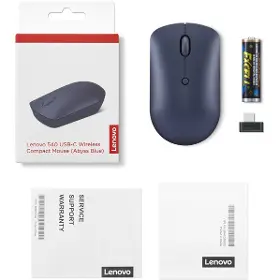 PC myš - Lenovo 540 USB-C Wireless Compact Blue - 7